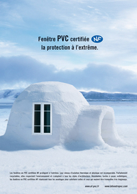 Affiche Fenêtre PVC certifiée NF, version 1
