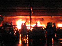 Image d'un essai d'incendie