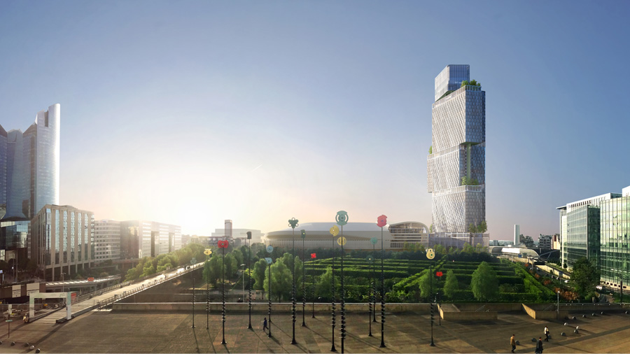 En coulisse du BIM d'Argent 2018 : la tour des Jardins de l'Arche à La Défense avec le CSTB