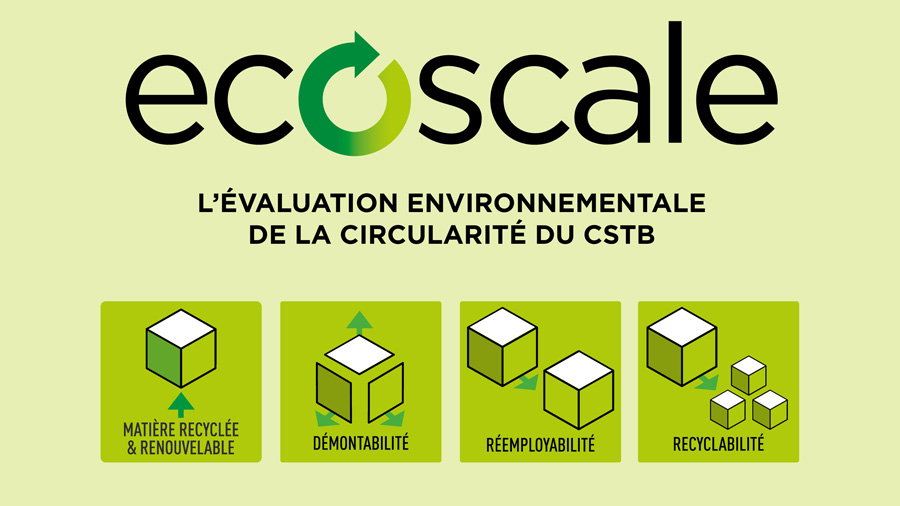 Ecoscale : l'évaluation environnementale de la circularité du CSTB