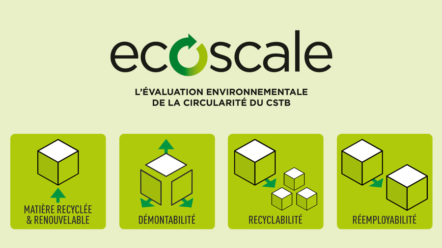 Le CSTB lance ECOSCALE : Évaluation environnementale au service de la circularité des produits et équipements de la construction