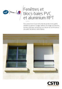 Fenêtres et blocs-baies PVC et aluminium RPT