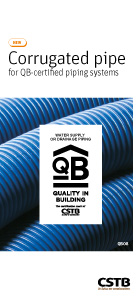 QB 08 - Corrugated pipe for piping systems