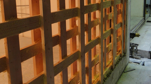 Affaiblissement acoustique mur à ossature bois